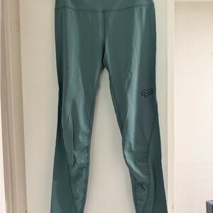 Fox Teal Green Leggings
